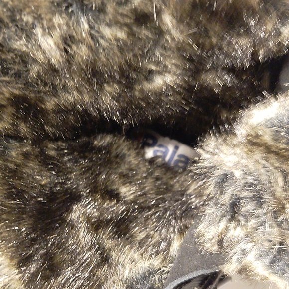 Pajar Black Winter Rain Boots with Fur Trim - Picture 5 of 9